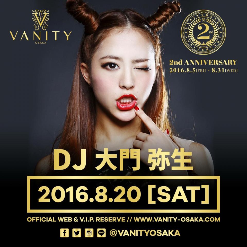 2016/8/20 VANITY 2nd Anniversary@大阪VANITY (大阪)