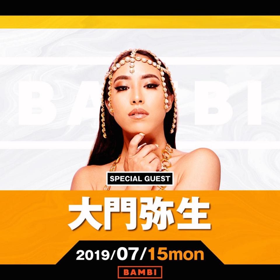 2019/7/15 深夜 DJ×LIVE Club Bambi (大阪)
