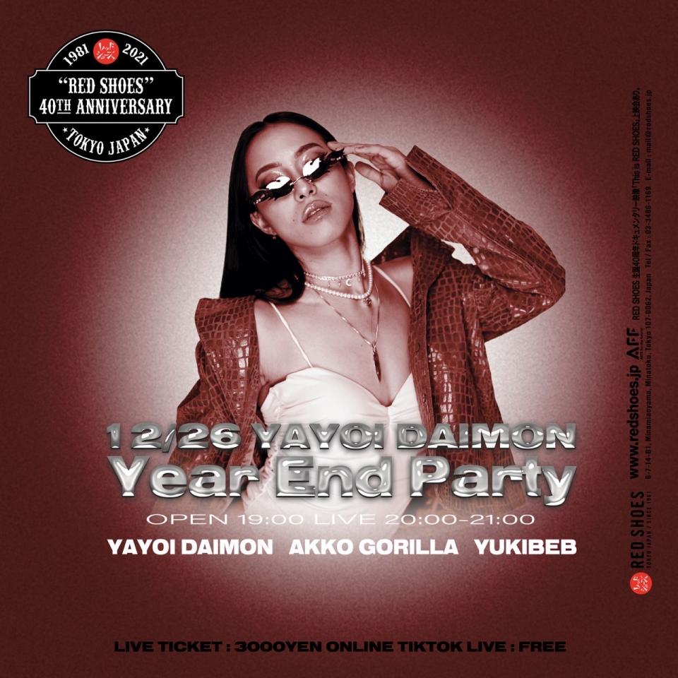 2021.12.26 YAYOI DAIMON Year End Party at RED SHOES (Tokyo)