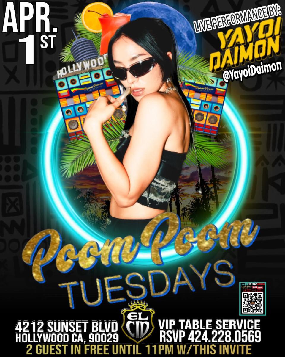 POOM POOM TUESDAY (Los Angeles)